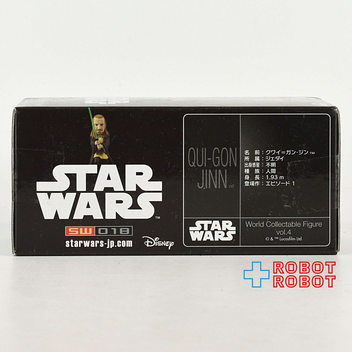 バンプレスト スター・ウォーズ ワールドコレクタブルフィギュア Vol.4 クワイガン・ジン