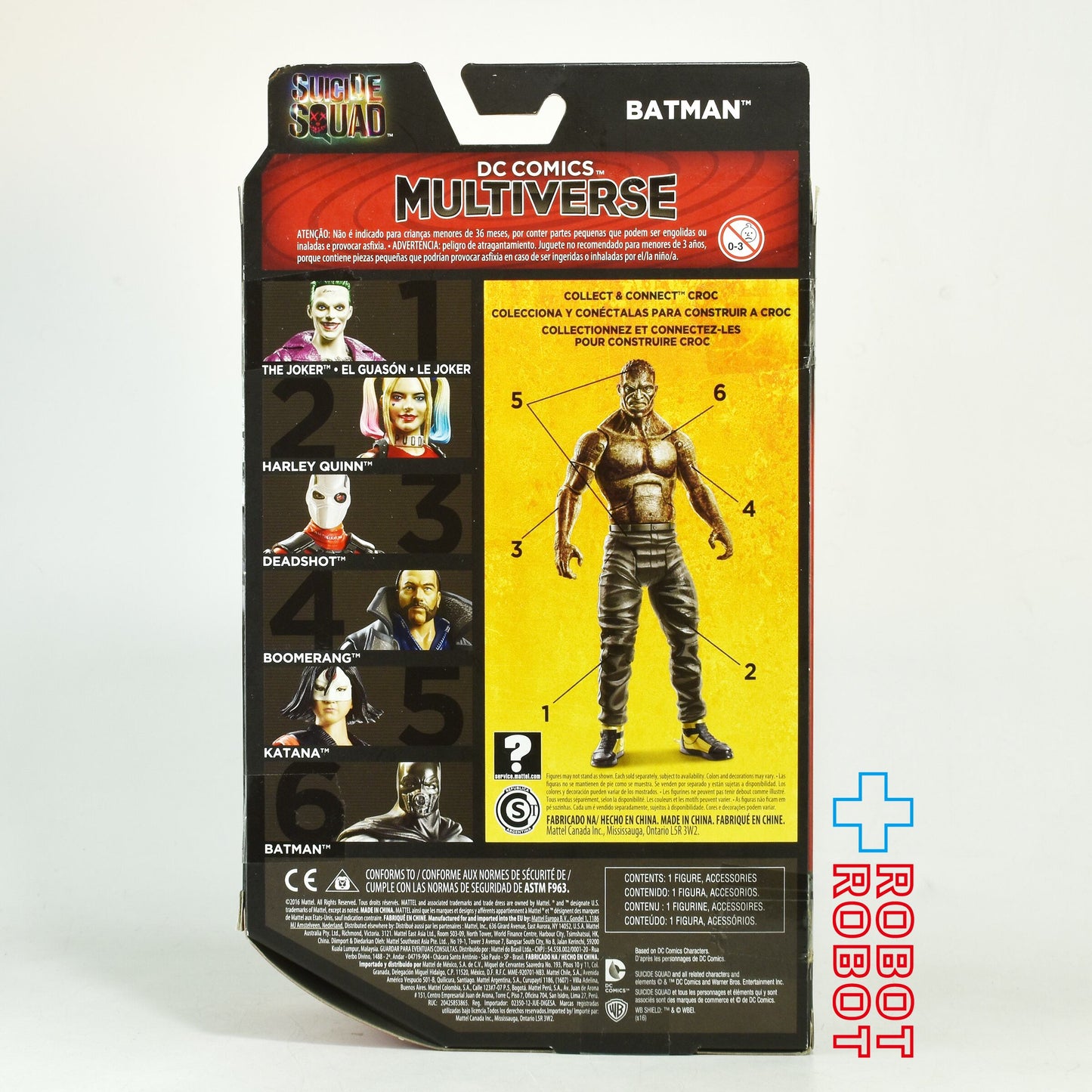 マテル DCコミックス マルチバース スーサイド・スクワッド バットマン アクションフィギュア 箱入