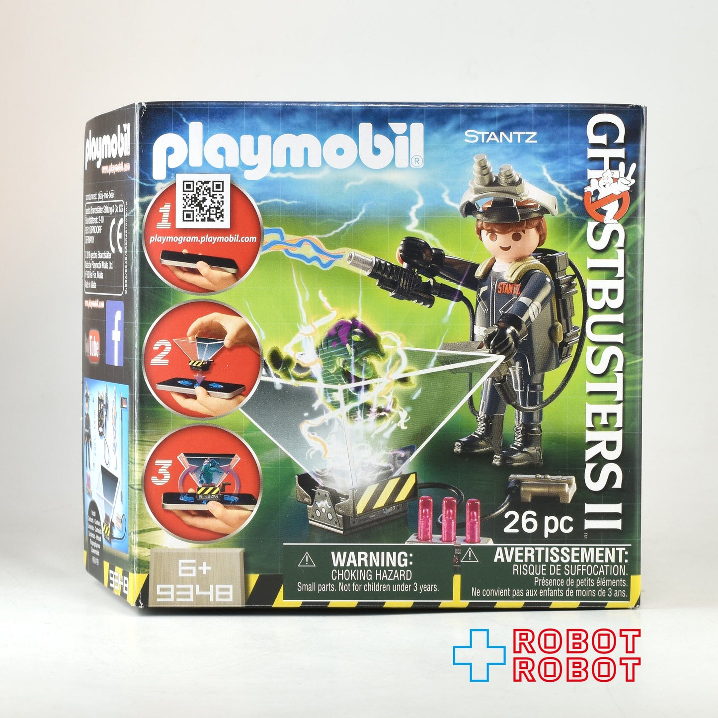 プレイモービル 9348 ゴーストバスターズ レイモンド・スタンツ 開封中古