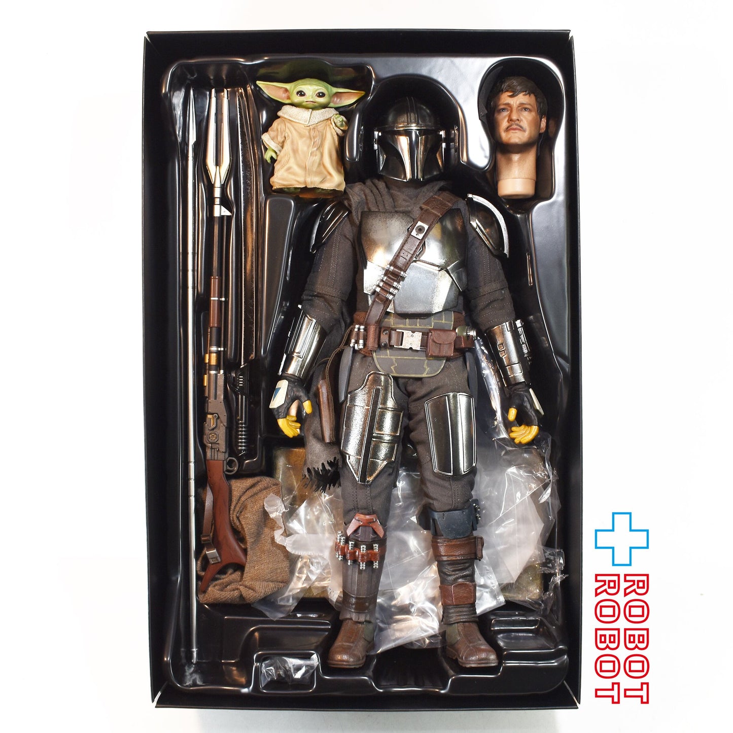 ホットトイズ テレビ・マスターピース スター・ウォーズ マンダロリアン マンダロリアン & グローグー 1/6スケールフィギュア TMS051 開封美品