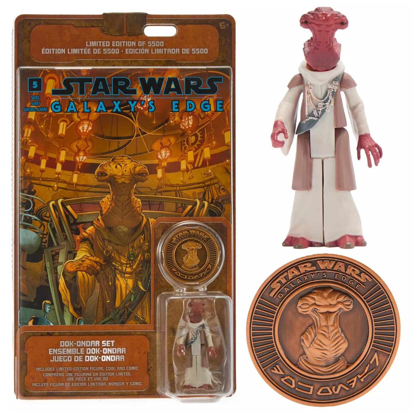 スター・ウォーズ ギャラクシーズ・エッジ ドク＝オンダー アクションフィギュア,コミックブック,コイン セットースト・オーダー ストームトルーパー アクションフィギュア,コミックブック,コイン セット 未開封