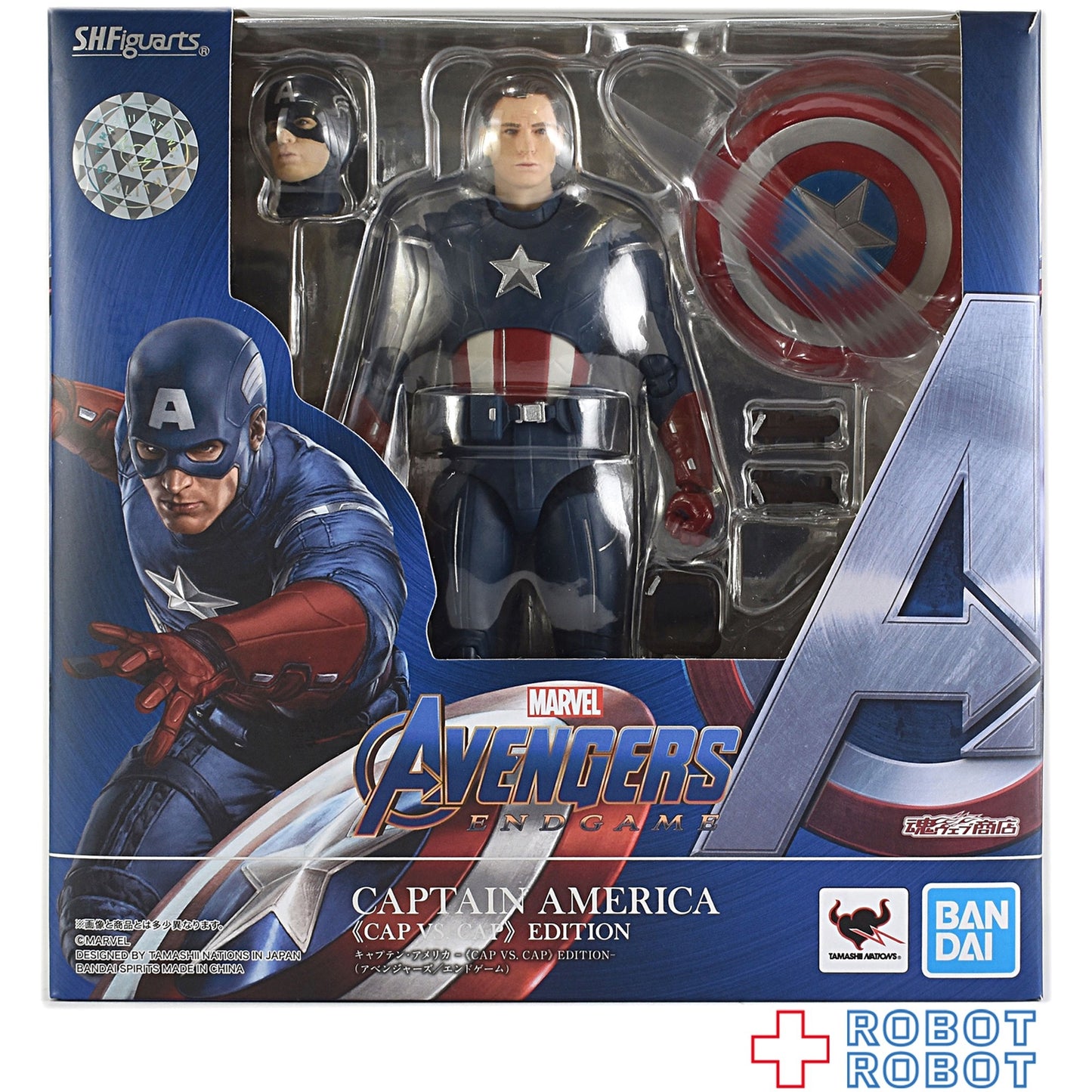 S.H.Figuarts 映画 アベンジャーズ エンドゲーム キャプテン・アメリカ CAP VS CAP版 アクションフィギュア 未開封