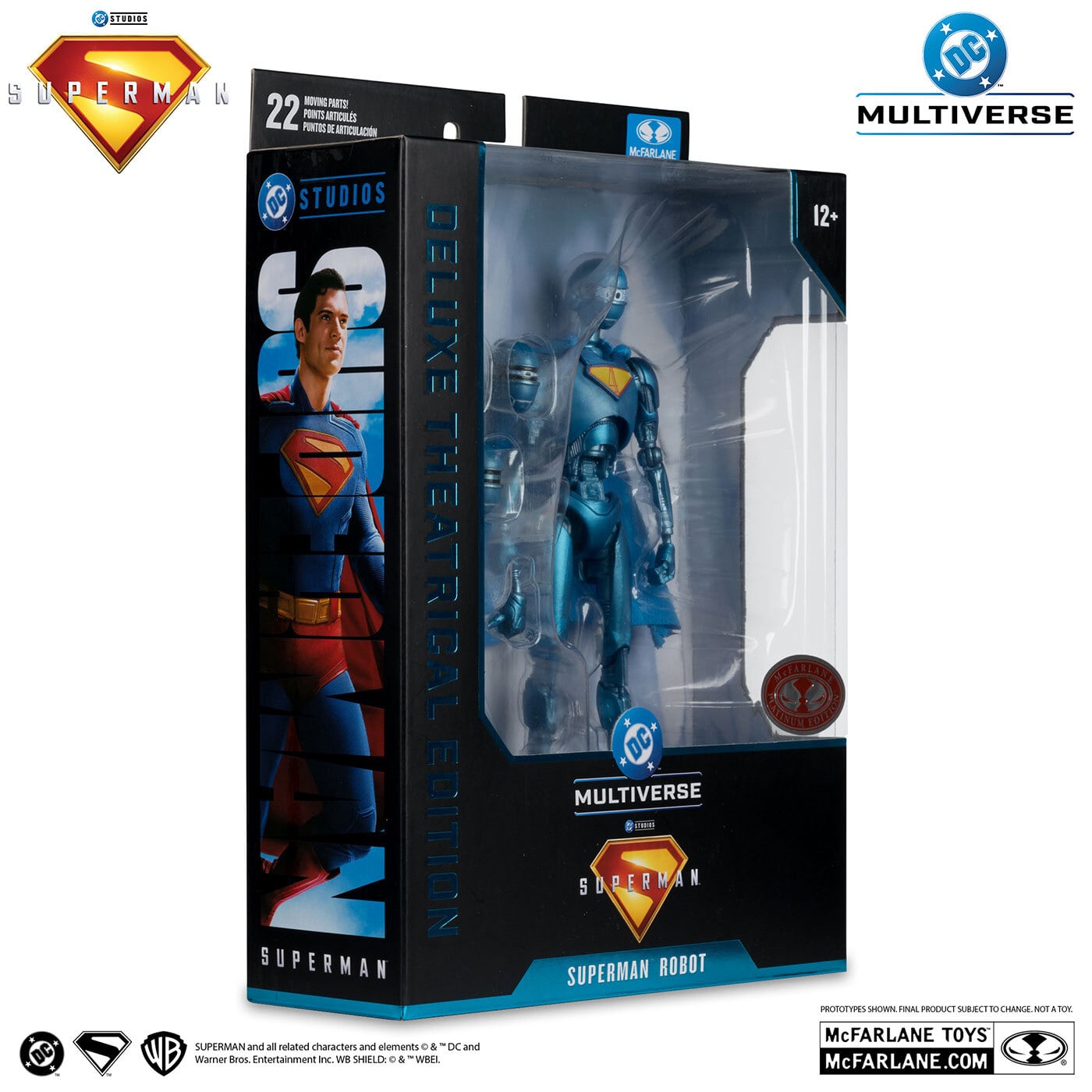 DC マルチバース スーパーマン (2025) デラックス・シアトリカル・エディション スーパーマンロボ4号（レッド・プラチナム・エディション) 7インチ アクションフィギュア 国内版 未開封