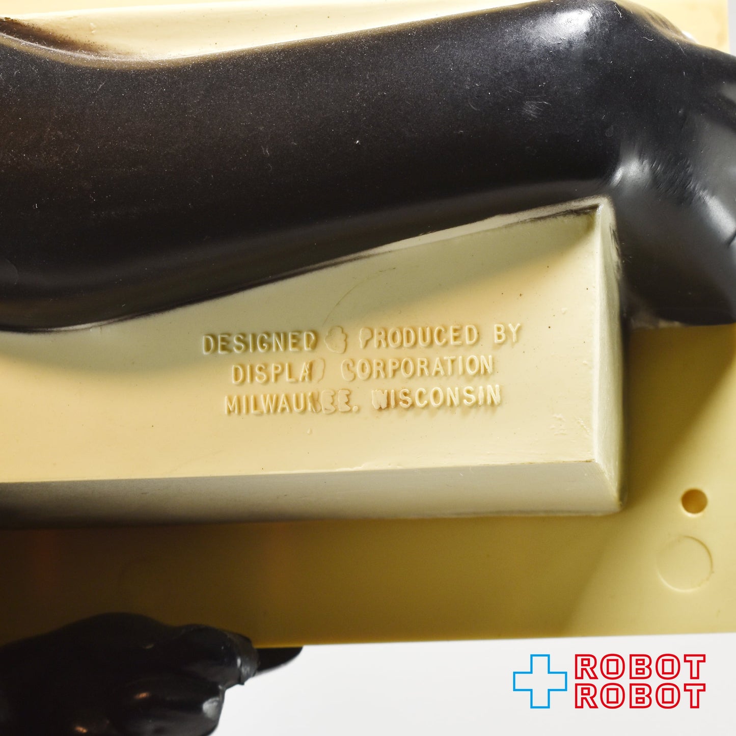 ハムズ・ベア 万年カレンダー付き フィギュア プラスチック コインバンク 貯金箱 ※底蓋欠品