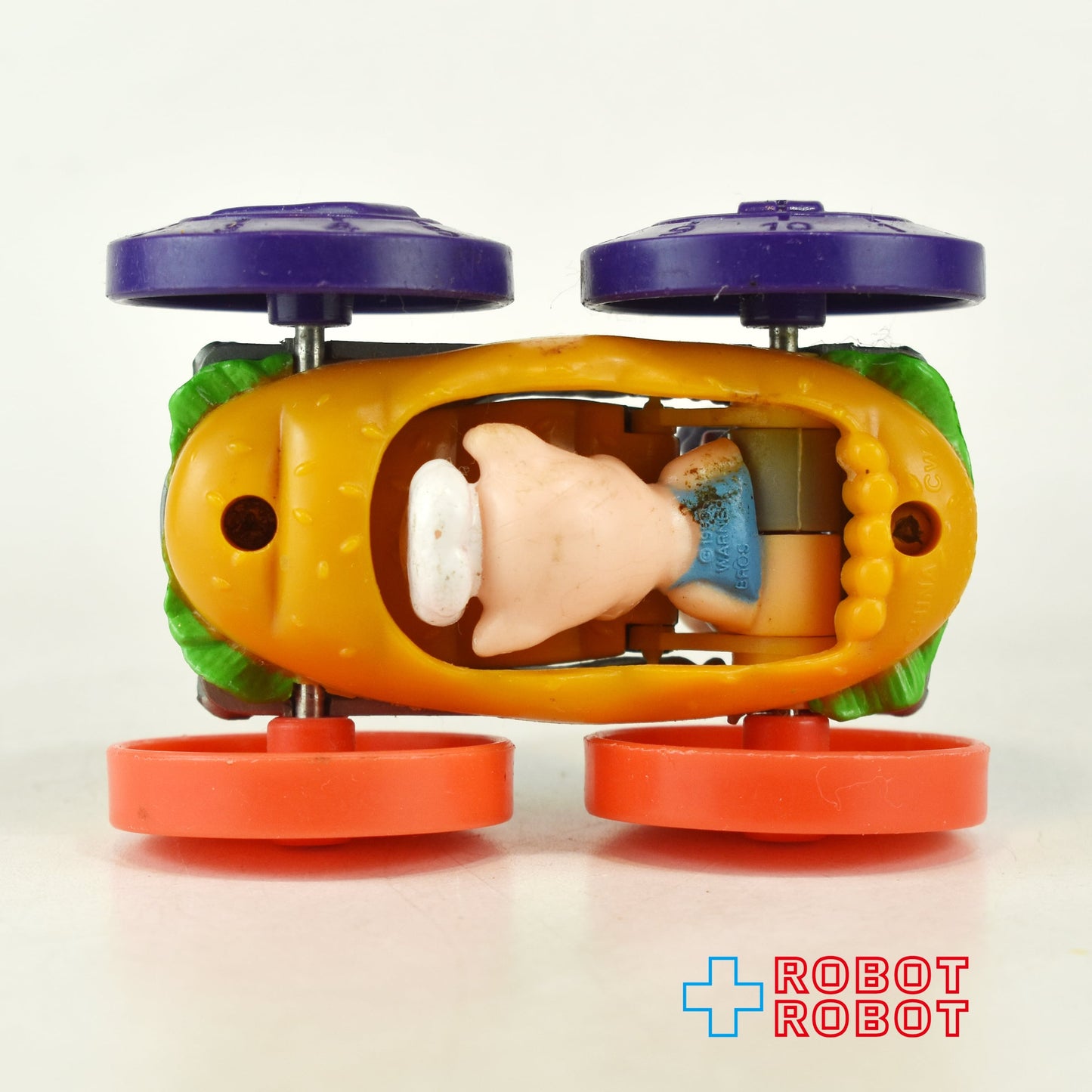 マクドナルド ワーナーブラザーズ ルーニー・テューンズ ハムトン・J・ピッグ & ディジー・デビル フリップカー フィギュア ハッピーミールトイ 1990