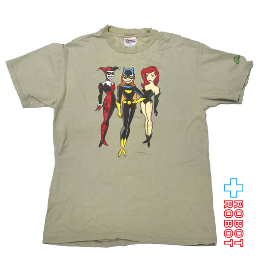 ハーレイ・クイン＆バッドガール＆ポイズン・アイビー プリントTシャツ 1999 サイズ不明（Mサイズ？）古着