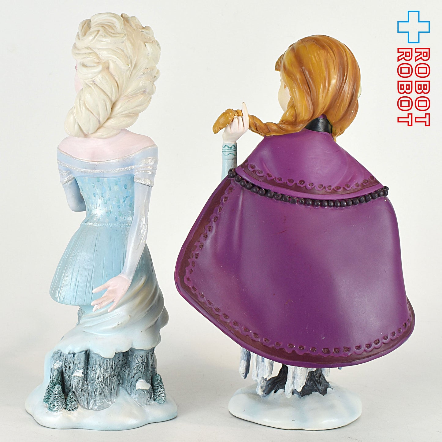 ディズニーショーケース ジムショア アナと雪の女王 アナ＆エルサ 胸像 スタチュー セット 開封箱付き