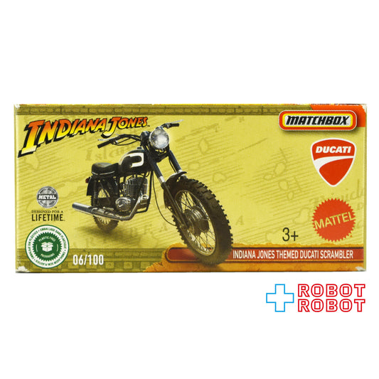 マテル マッチボックス インディ・ジョーンズ ドゥカティ スクランブラー ダイキャスト モーターサイクル 未開封