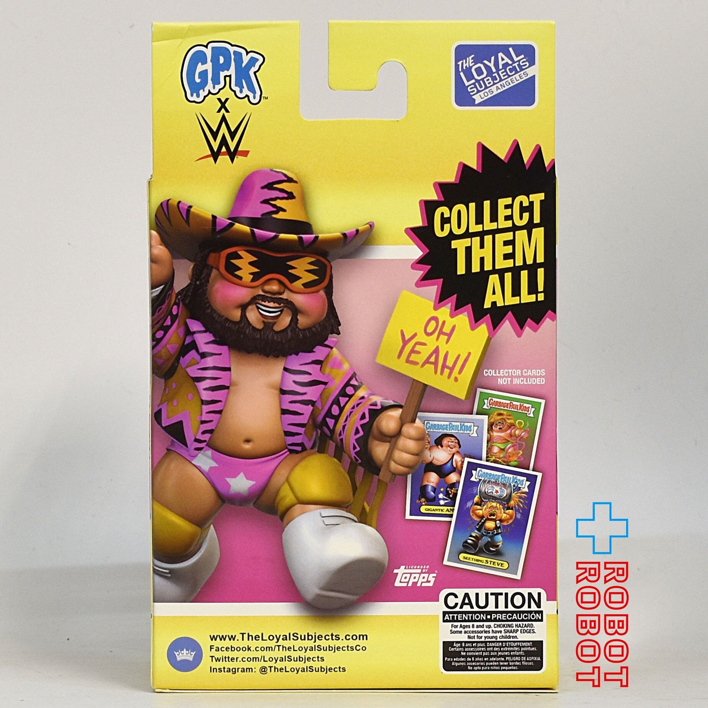 GPK×WWE ガーベッジペイルキッズ サベージ・ランディ ビニールフィギュア (ロイヤルサブジェクト社) 未開封