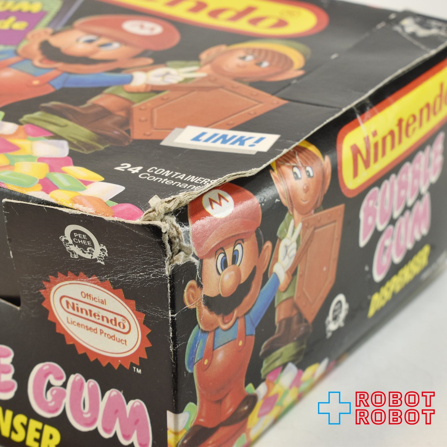 トップス ニンテンドー スーパーマリオ バブルガムディスペンサー 空箱