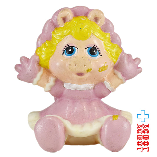 マペッツ ベビー・ミス・ピギー 両手あげ ソフビ人形 1989レムコ社