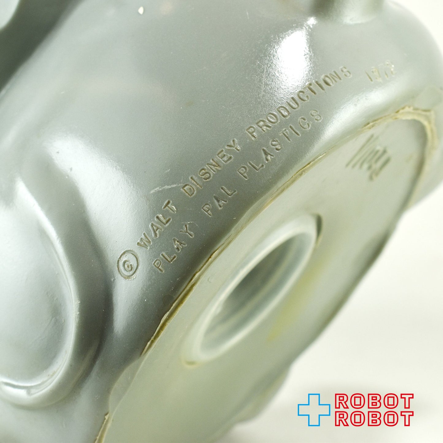 プレイパル デイズニー ダンボ オレンジ色帽子 ソフビ貯金箱 底蓋有り ウォルトディズニープロダクション