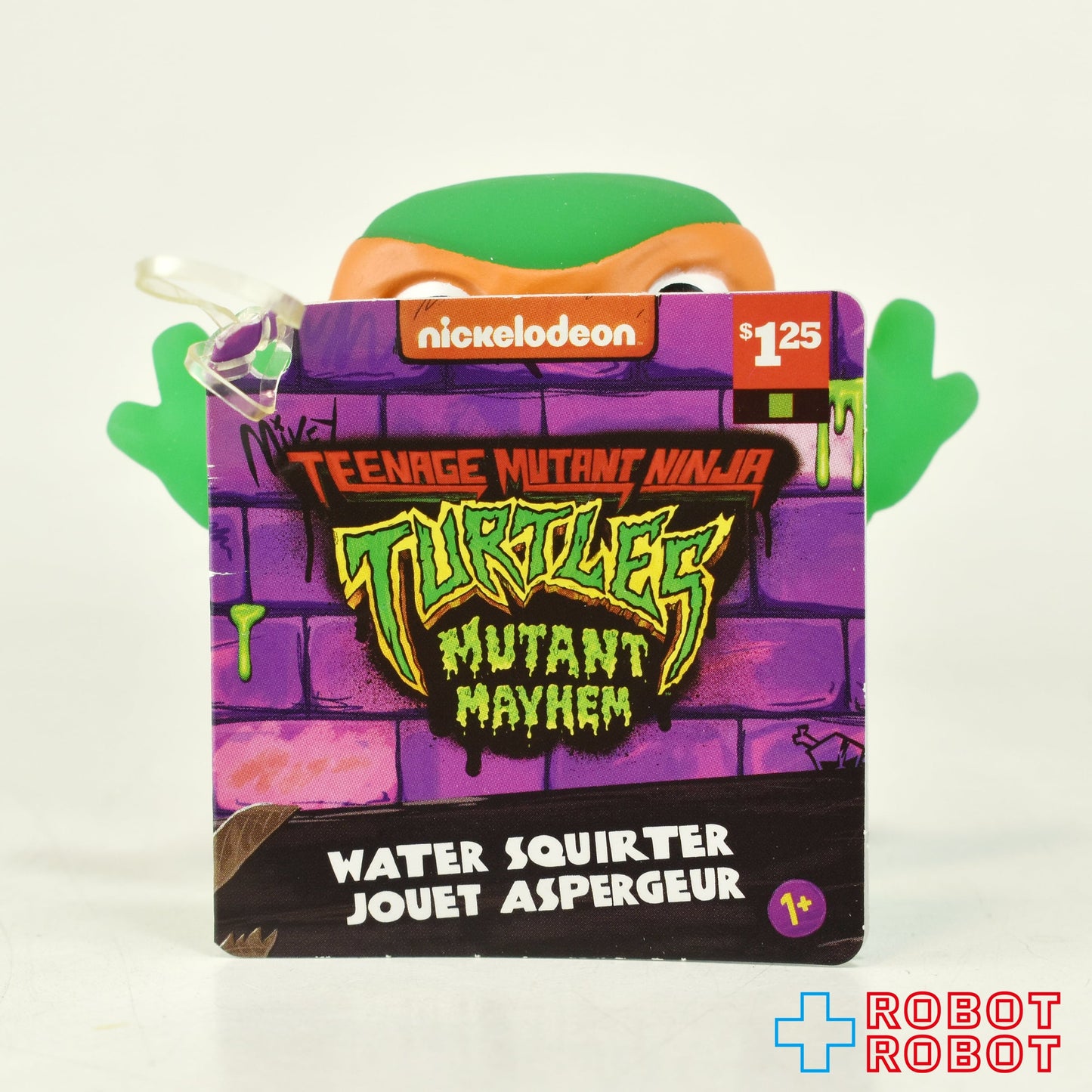 レジェンドトイズ タートルズ ミュータント・パニック！TMNT こどもタートル ミケランジェロ ソフビ 水鉄砲 フィギュア 紙タグ付き