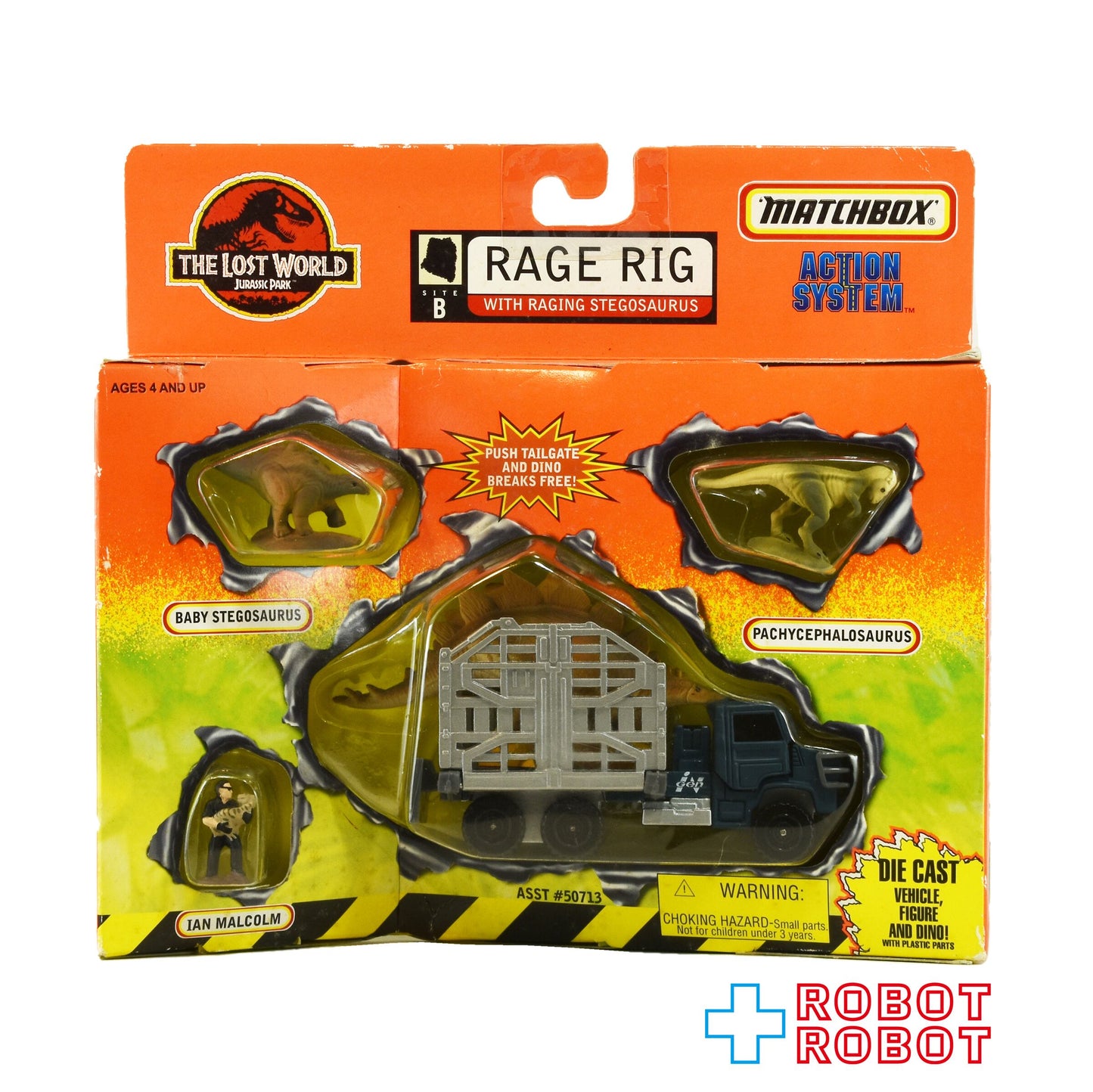 マッチボックス ロスト・ワールド ジュラシック パーク アクションシステム レイジ・リグ 1997 未開封