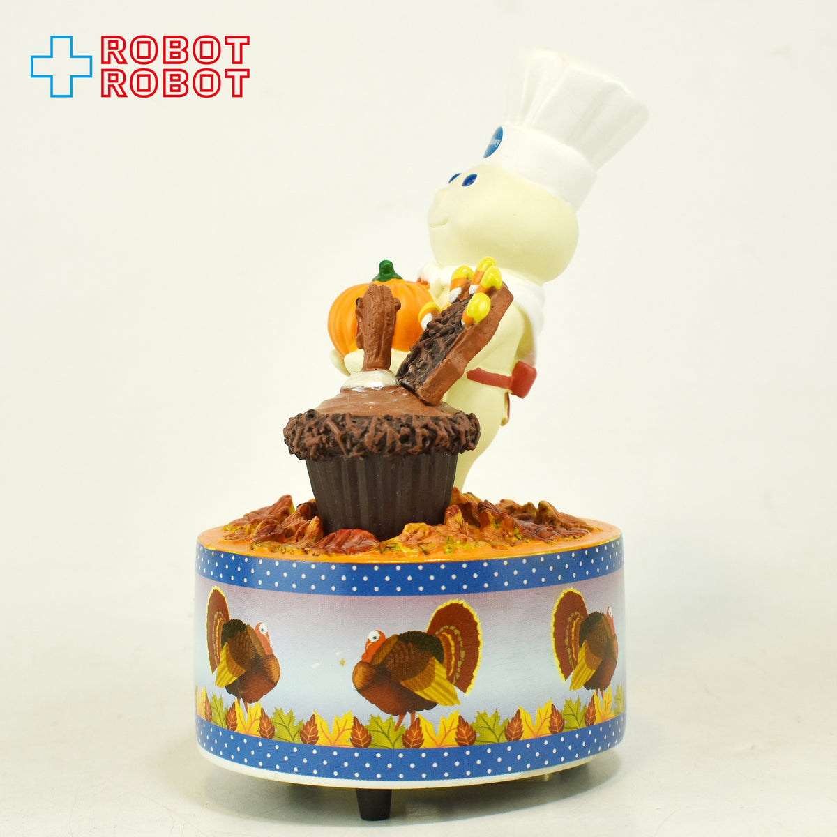 ピルズベリー ポッピンフレッシュ ドゥボーイ サンクスギビング オルゴール フィギュアリン 2013 企業物