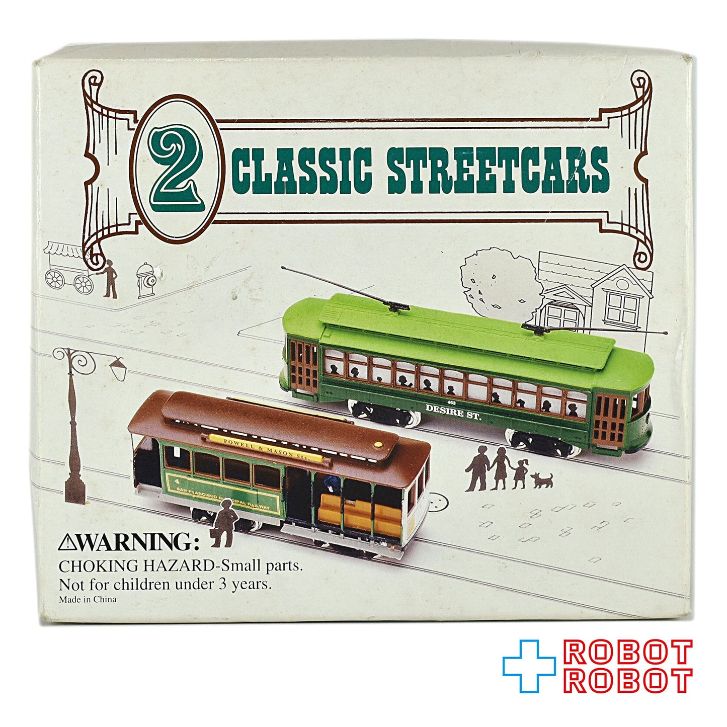 ⚫️サンフランシスコ ケーブルカー HOスケール 2 クラシック・ストリートカーズ 箱入