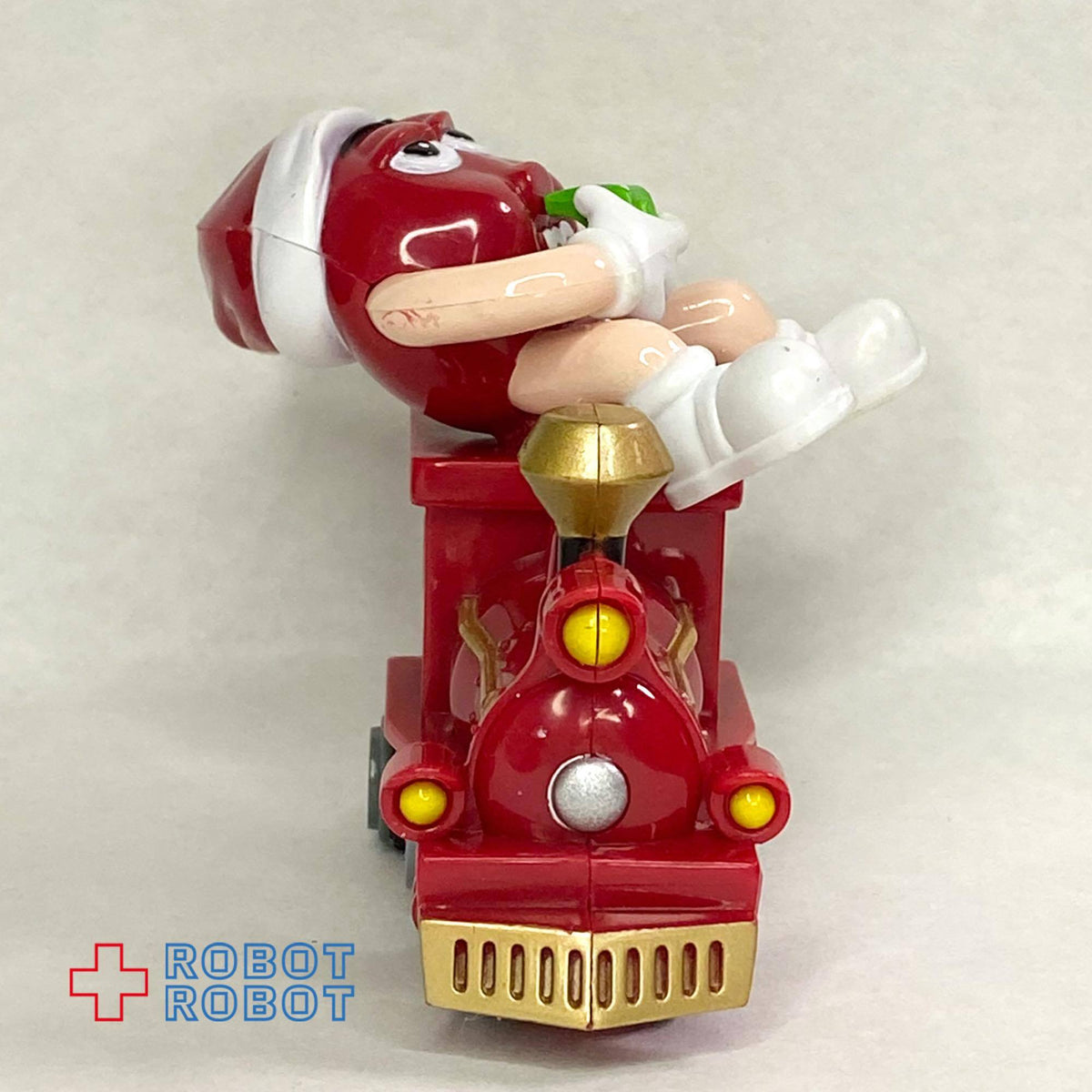 M&M's 2005 クリスマス・トレイン・トッパー レッド サンタハット 赤い機関車 企業物