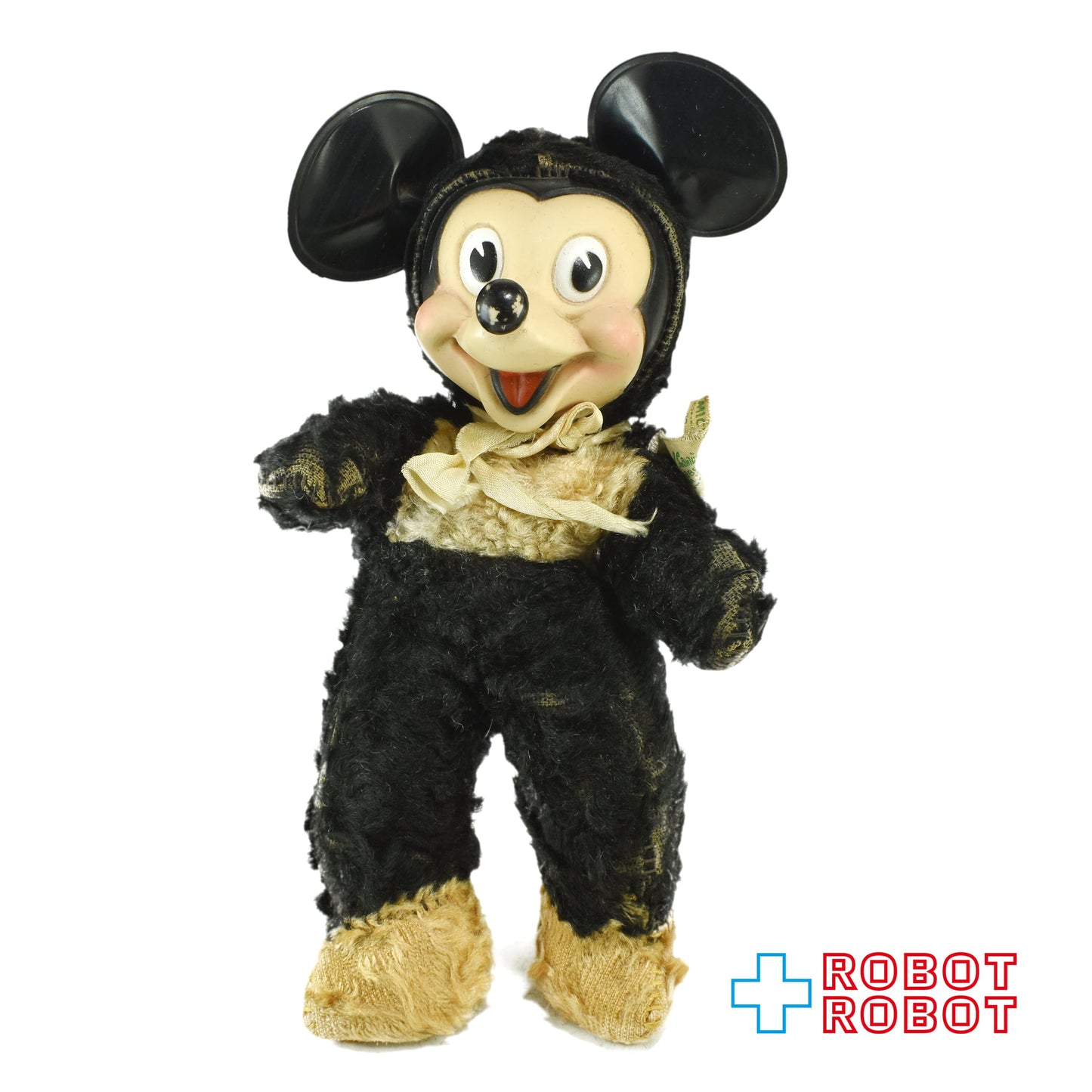 ガンド社 ディズニー ミッキーマウス 25センチ ラバーフェイスぬいぐるみ人形