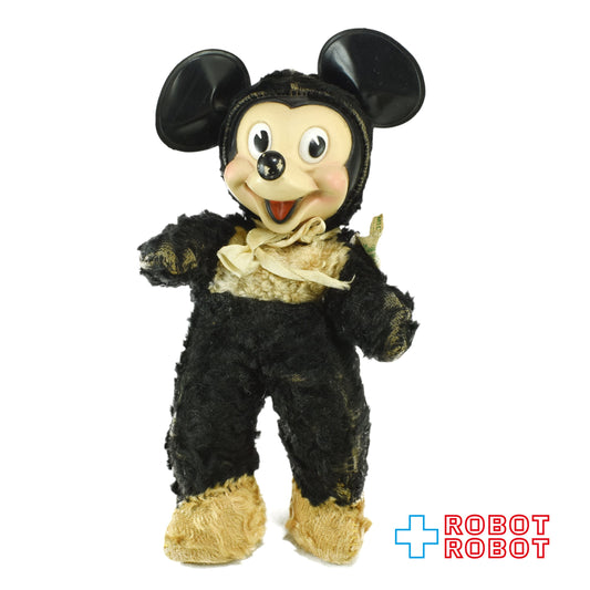 ガンド社 ディズニー ミッキーマウス 25センチ ラバーフェイスぬいぐるみ人形