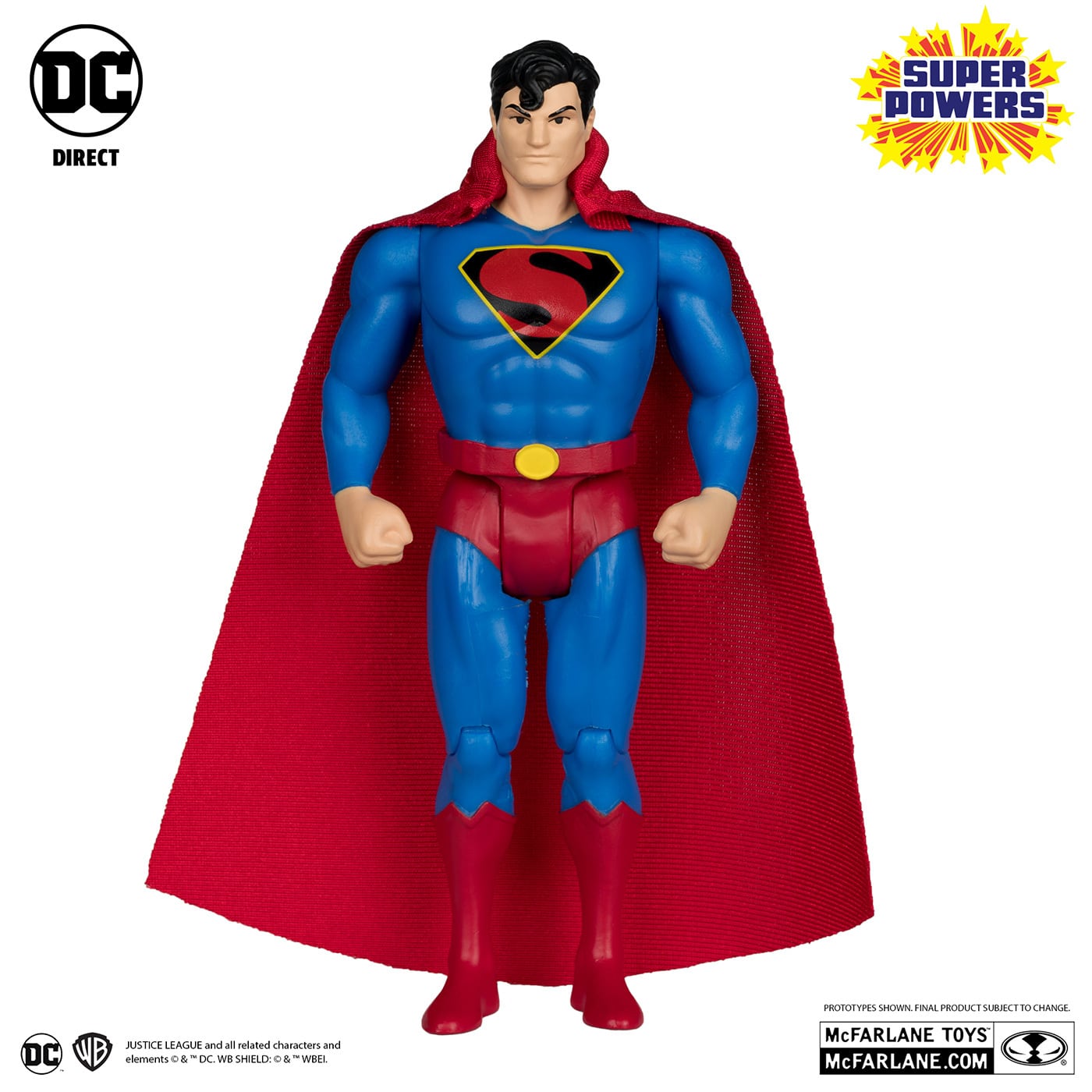 マクファーレン DCダイレクト DCスーパーパワーズ #38 スーパーマン (フライシャー・ヴァリアント) 4インチ アクションフィギュア 国内版 未開封