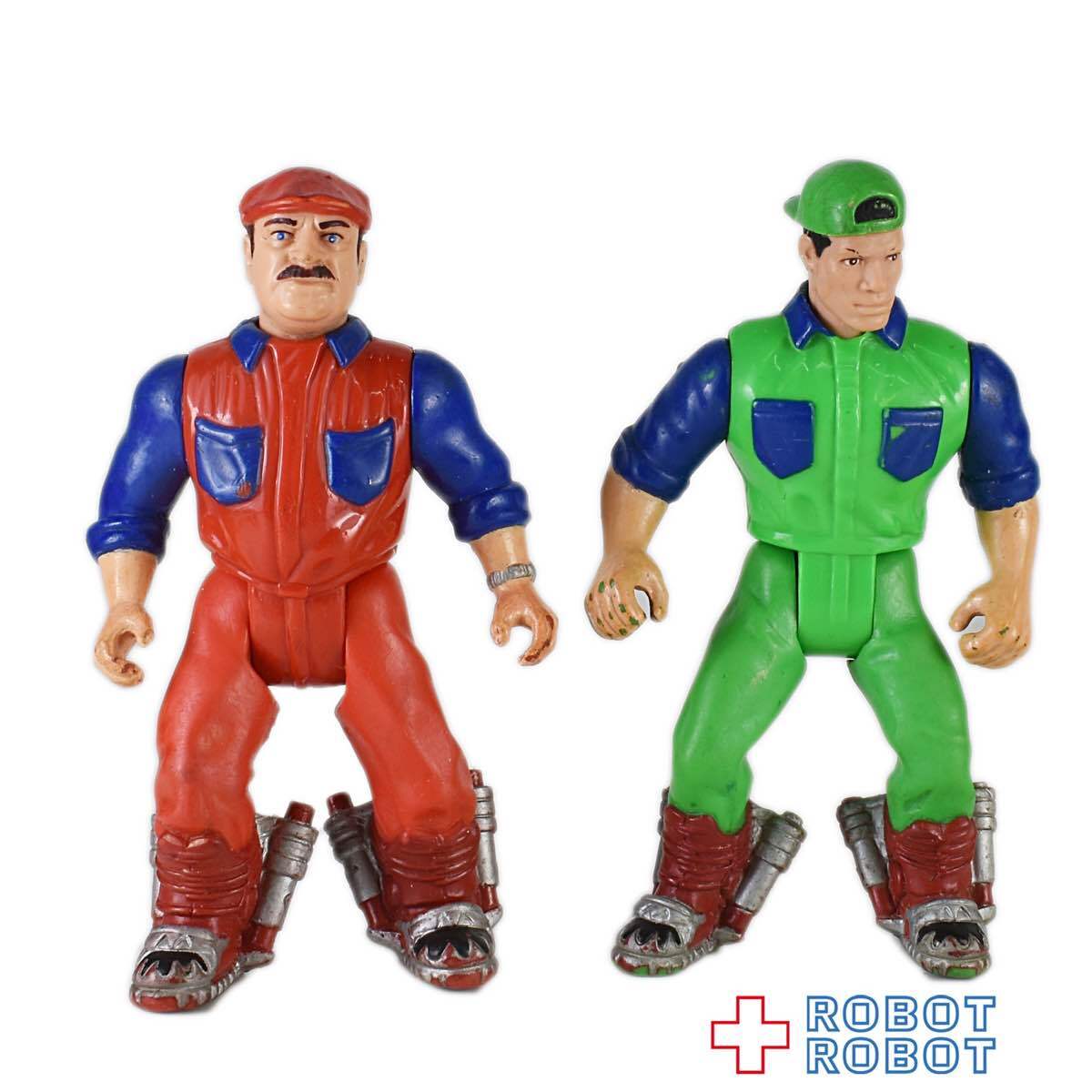 映画版 スーパーマリオ 魔界帝国の女神 マリオとルイージ アクションフィギュア ２体 1993 ERTL社