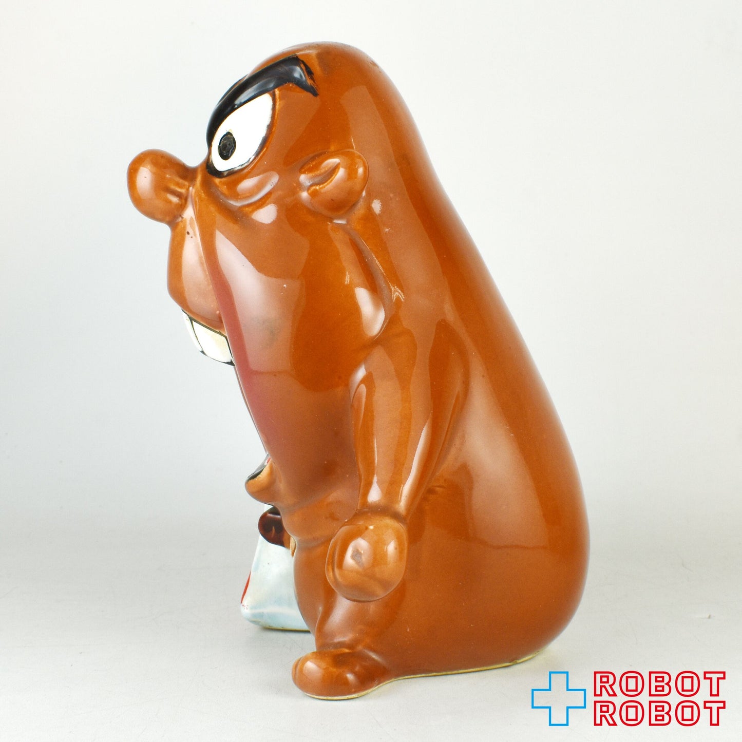 クレイス社 サイコセラミック 斧を持って怒っている茶色いおっさん 1960年代 ジャパン