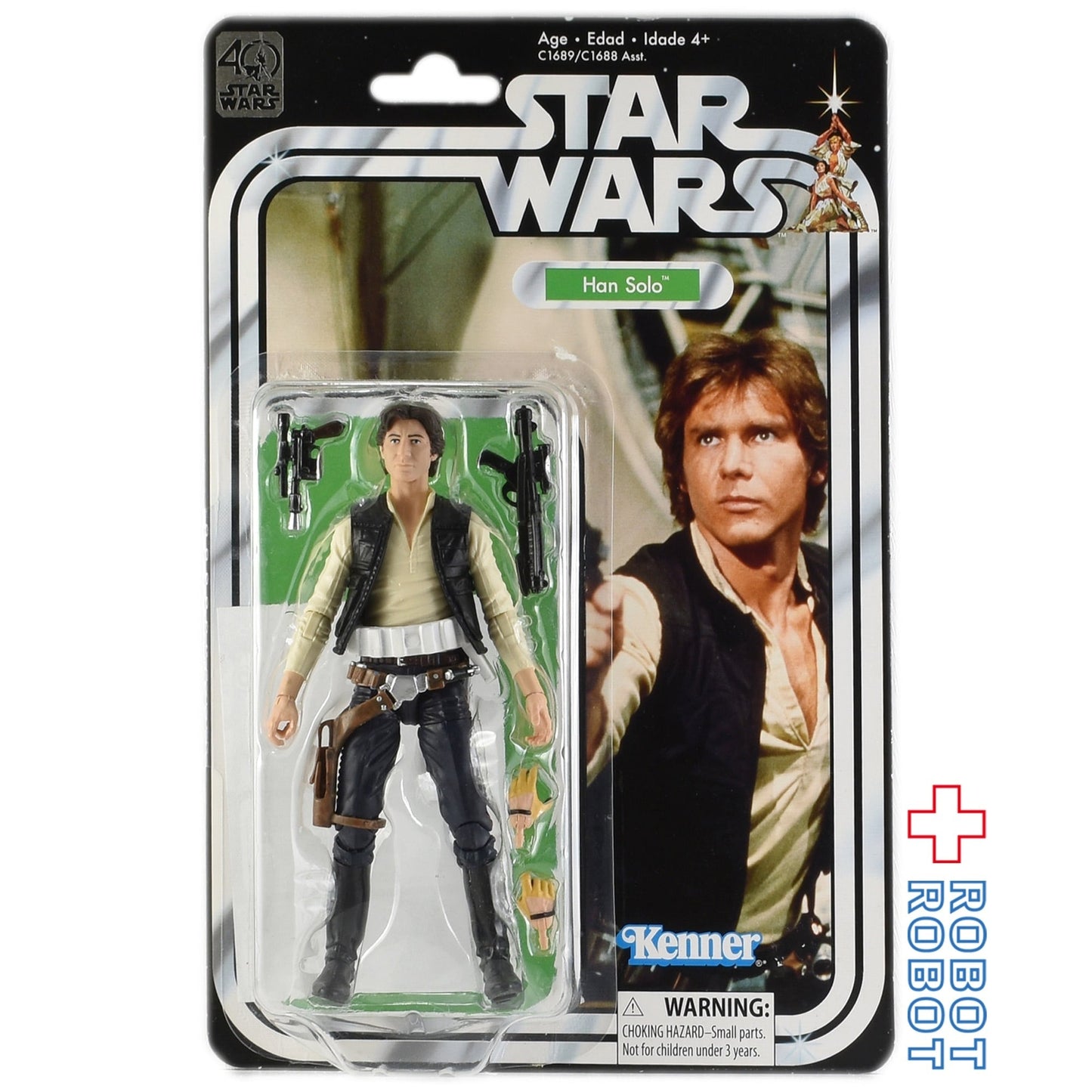 スター・ウォーズ ブラックシリーズ 40周年記念版 ハン・ソロ 6インチフィギュア ※難有り