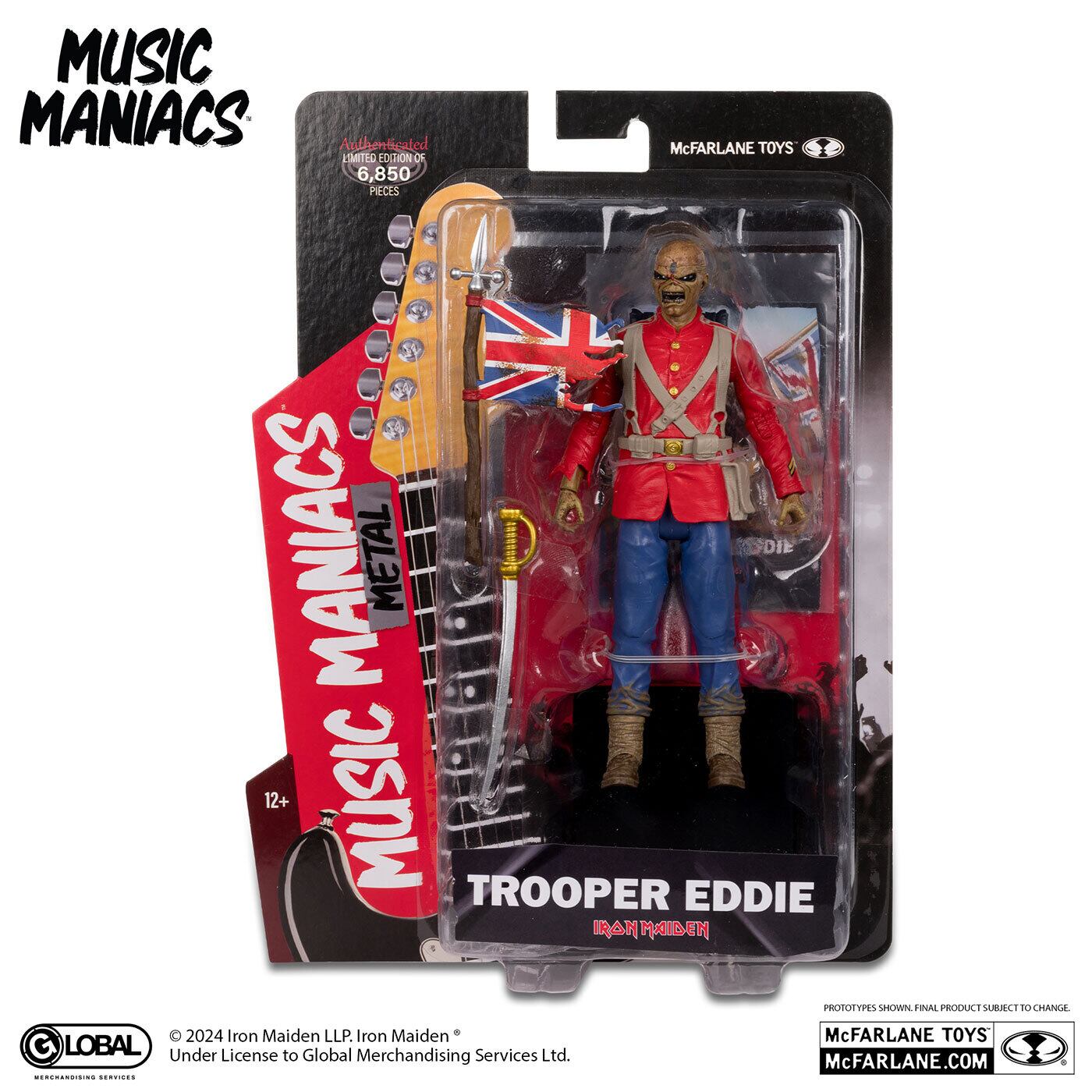 マクファーレン・トイズ ミュージックマニアックス メタル エディ・ザ・ヘッド (明日なき戦い) 6インチ アクションフィギュア 国内版 未開封