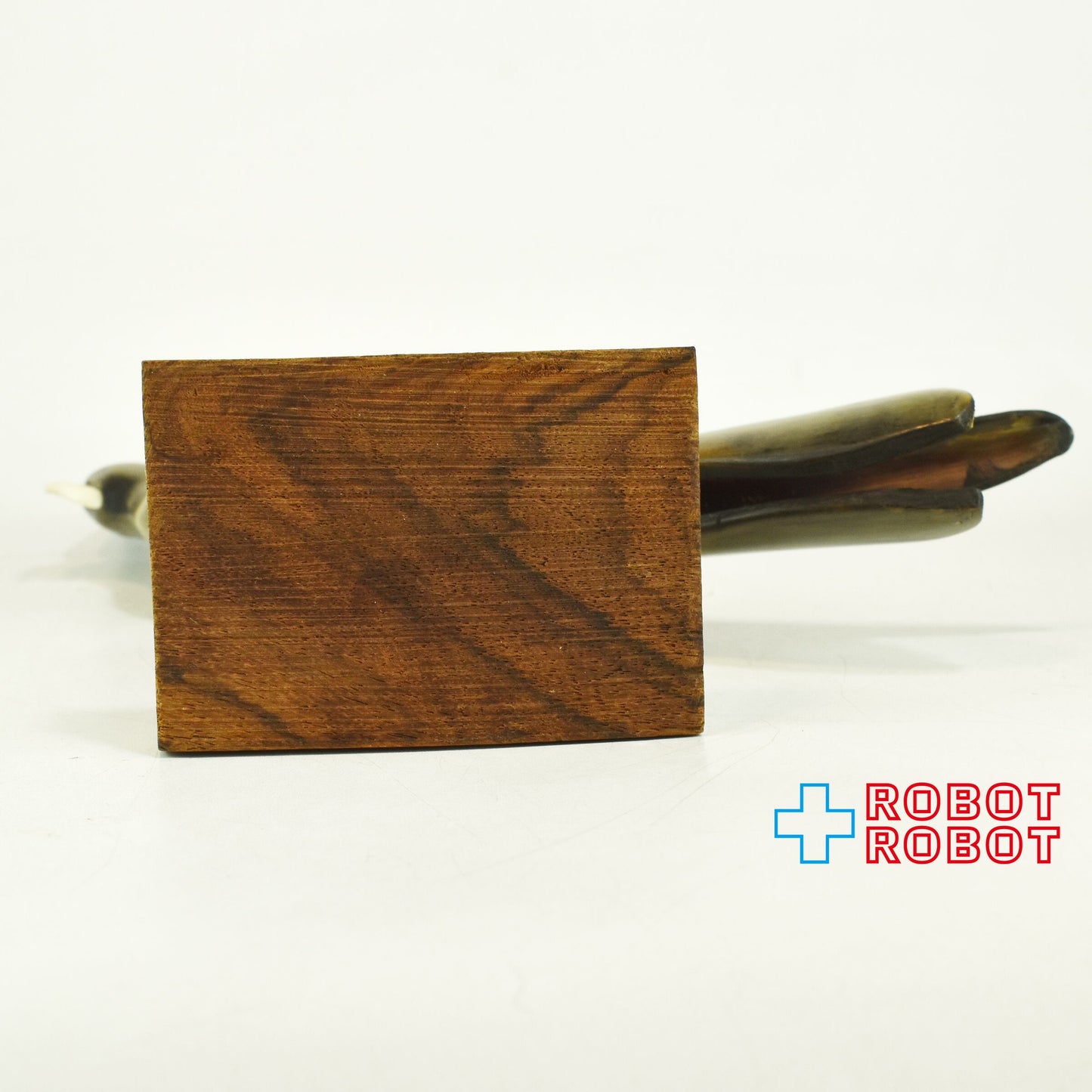 オウム 木彫り置物 19センチ