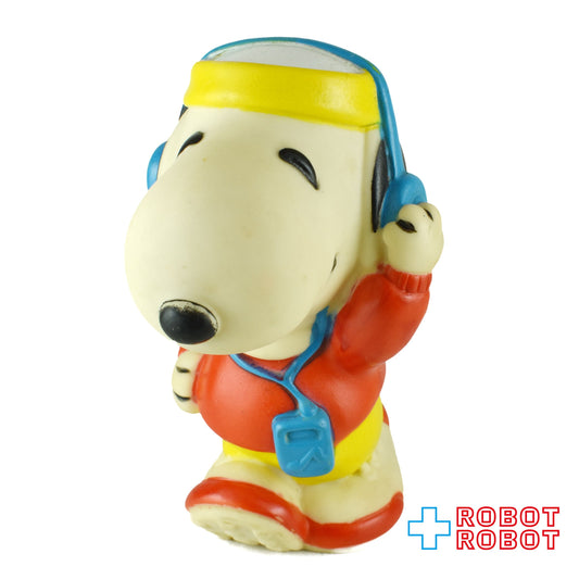 ピーナッツ スヌーピー ジョギング スクイーク ラバードール 1980's ダナラ社 メイドイン中国 - ROBOTROBOT