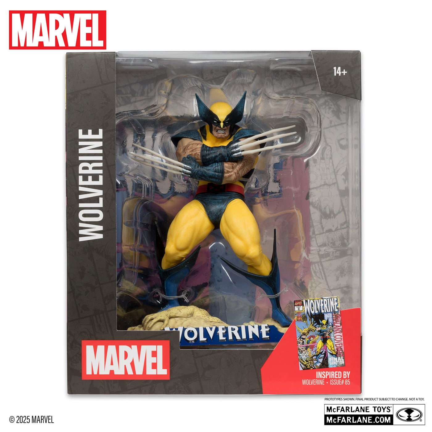 マクファーレン マーベル シーン・フィギュア #026 ウルヴァリン アダム・キューバート / Wolverine Vol.2 #85 1/10 スタチューフィギュア 未開封