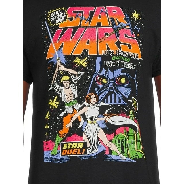 スターウォーズ Tシャツ Star Wars Men's Star Duel Graphic Tee with Short Sleeves