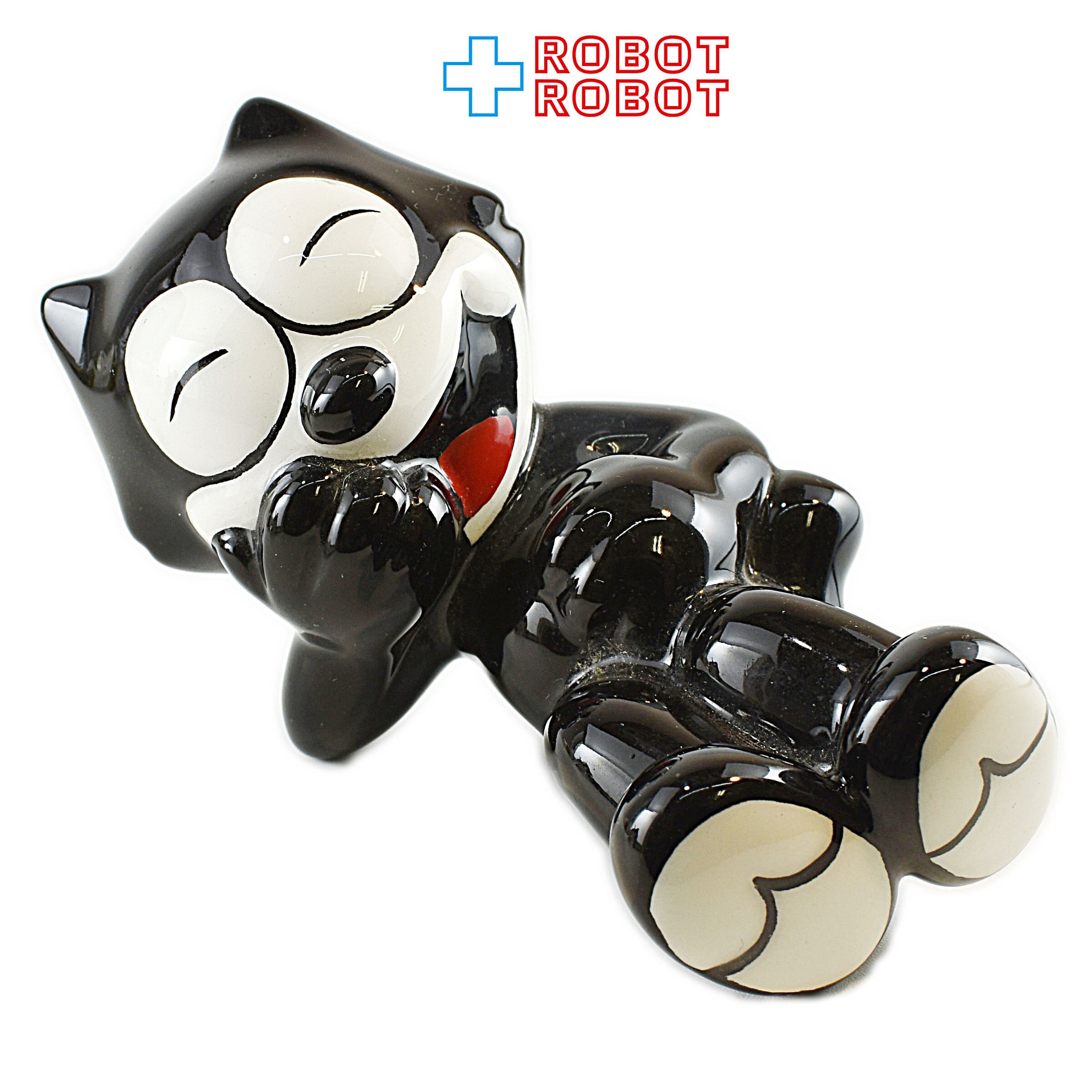 【レア】フェリックス・ザ・キャット　ソルト＆ペッパー フィリックス・ザ・キャット 陶器製 ソルト＆ペッパー クレイアート社