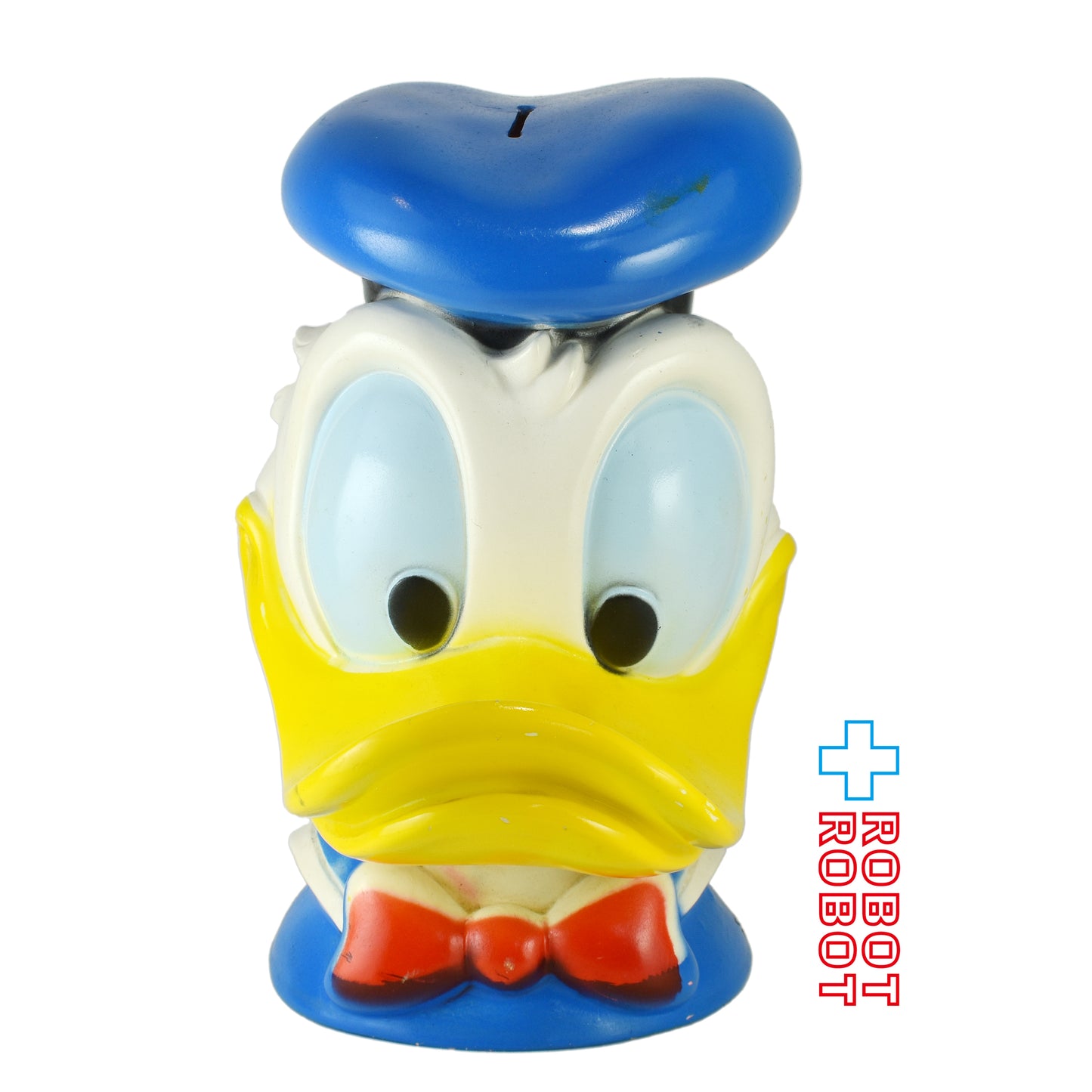プレイパル ディズニー ドナルドダック ヘッド ソフビ貯金箱
