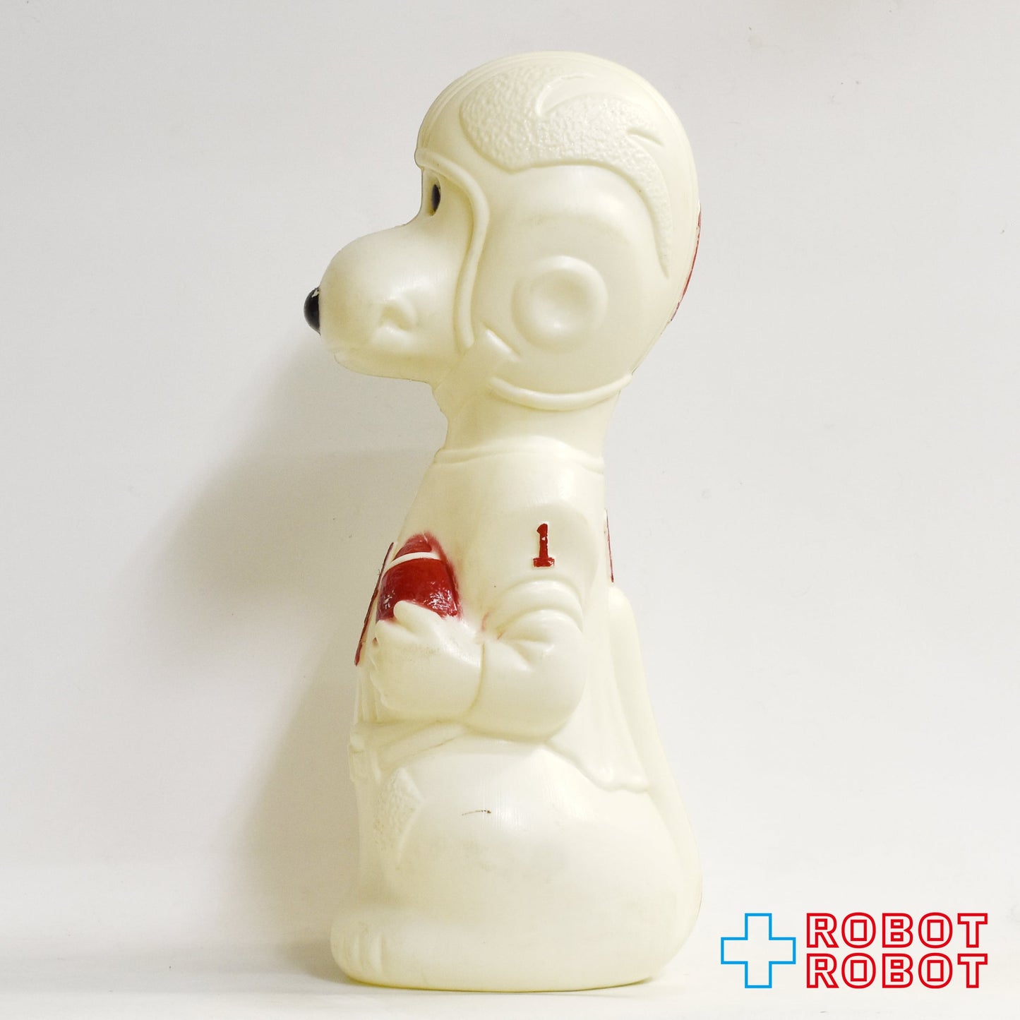 KO ピーナッツギャング スヌーピー フットボール NO.1475 プラスチック バンク ポリ 貯金箱 1960年代