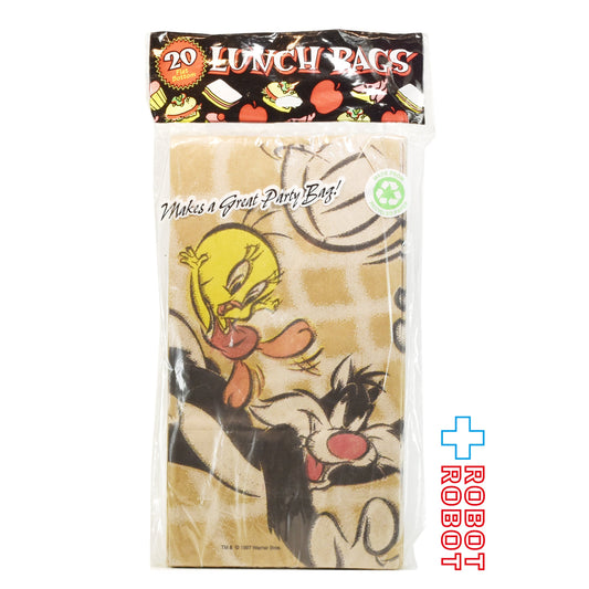 ルーニー・チューンズ  トゥイーティー & シルベスター ランチバッグ 紙袋 20枚入り 1998 未開封