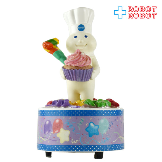 ※難有り：ピルズベリー ポッピンフレッシュ ドゥボーイ ハッピーバースデー オルゴール フィギュアリン 2011 企業物