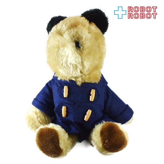 エデン社 パディントンぬいぐるみ 青ダッフル 帽子なし 1981