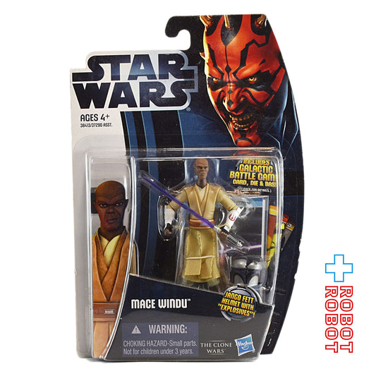 スター・ウォーズ CW2012 CW08 メイス・ウィンドゥ クローン・ウォーズ 3.75インチ アクションフィギュア 未開封 US版