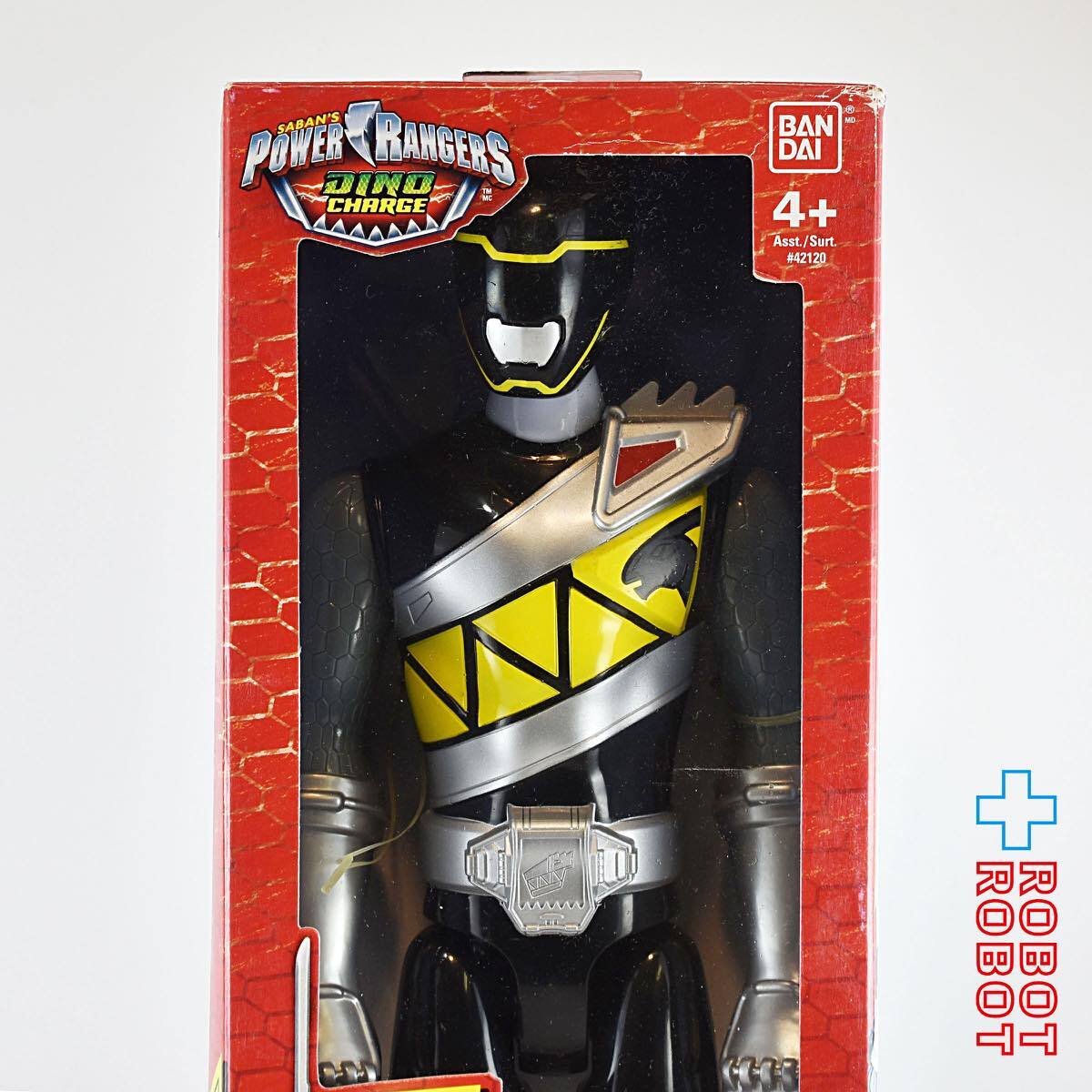 バンダイ パワーレンジャー ブラックレンジャー 12インチ アクションフィギュア １号店商品