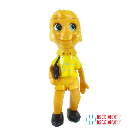 ディズニー ピノキオ 黄色シャツ ラバードール メイドインジャパン