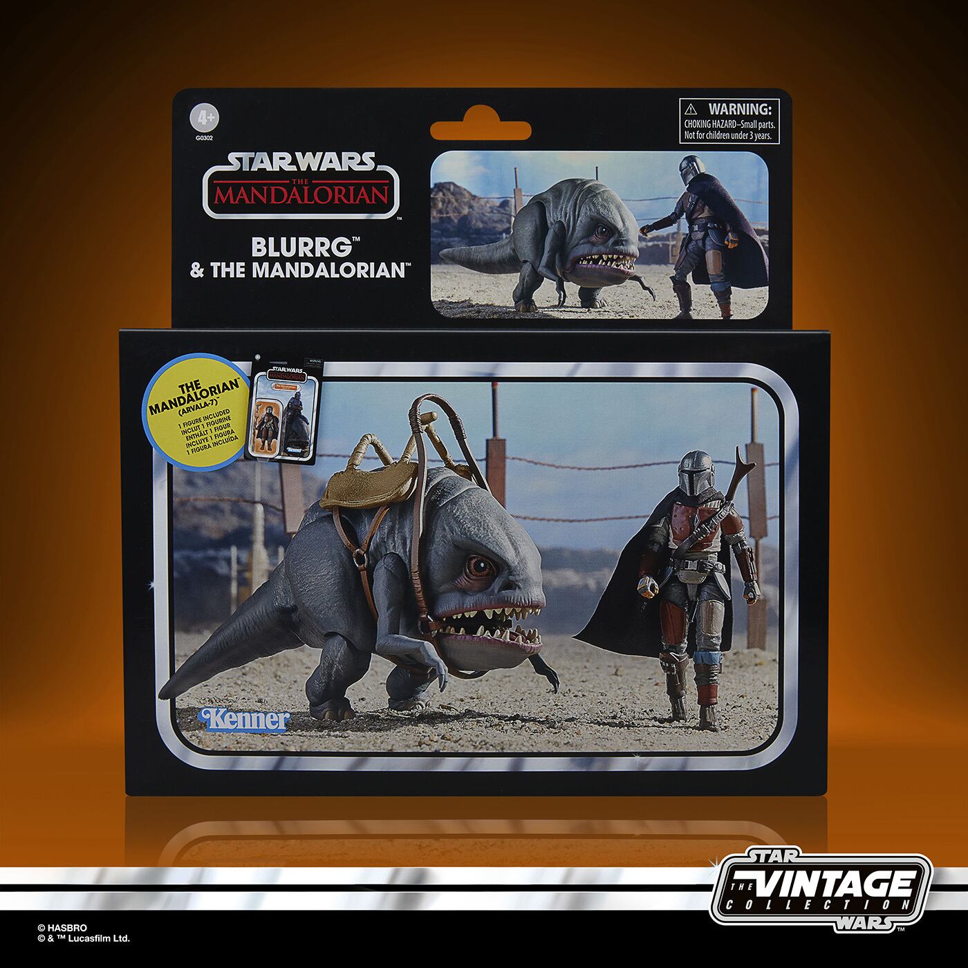 ハズブロ スター・ウォーズ VINTAGEシリーズ ブラーグ＆マンダロリアン スター・ウォーズ』「VINTAGEシリーズ」3.75インチ・アクション