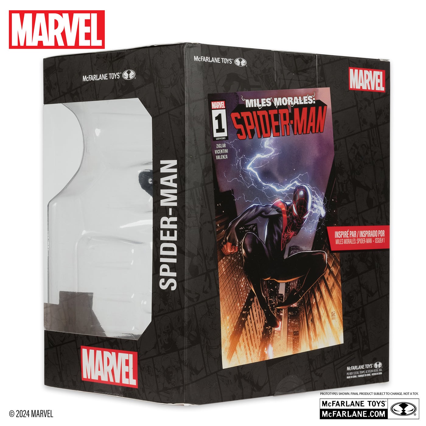 マクファーレン・トイズ マーベル シーン・フィギュア #009 マイルス・モラレス ダイク・ルアン / マイルス・モラレス スパイダーマン Vol.2 #1 1/10 スタチューフィギュア 未開封