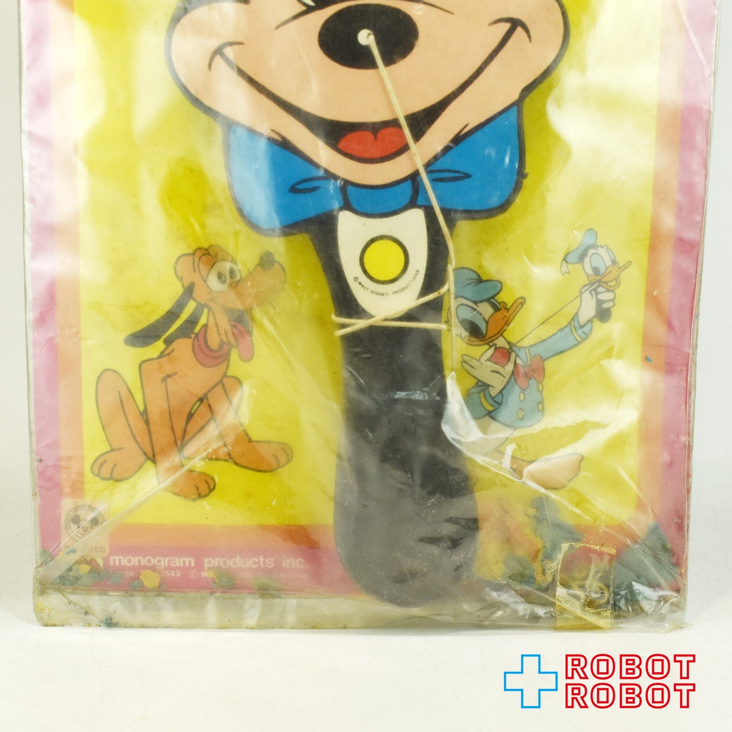 モノグラム社 ディズニー ミッキーマウス パドル＆ボール メイドイン香港 ※難あり
