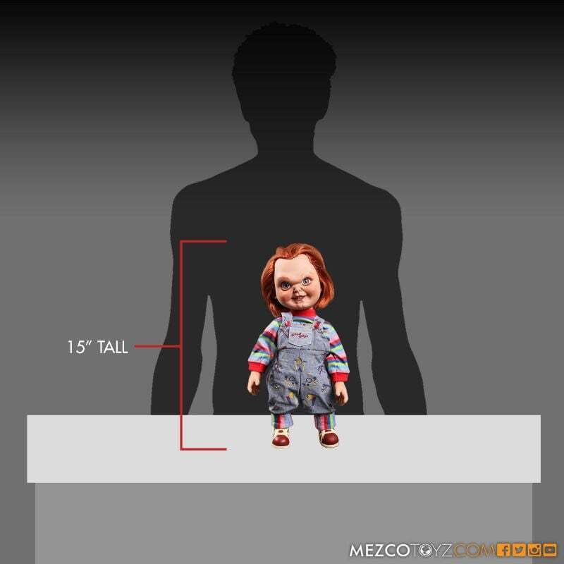 メズコ チャイルド・プレイ チャッキー 笑い顔 15インチ トーキング メガスケール フィギュア 開封