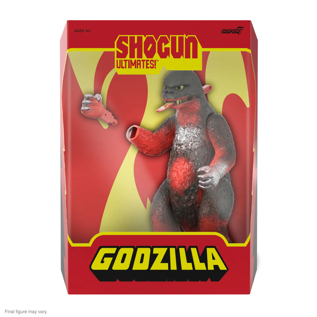 スーパー7 東宝アルティメイト！ ショーグンゴジラ（ヴィンテージレッド）SDCC2024限定 8インチ アクションフィギュア 未開封