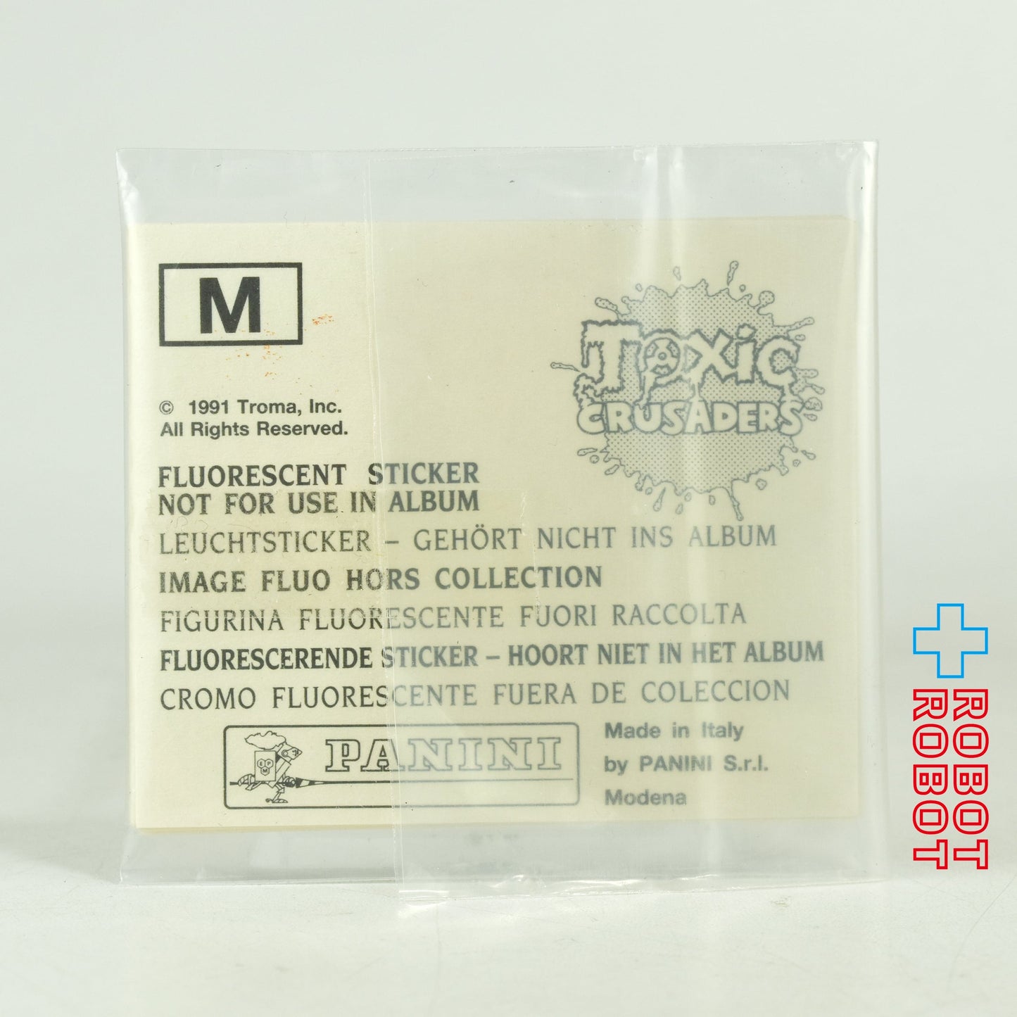 PANINI 悪魔の毒々モンスター トキシッククルセイダーズ ステッカー 1991