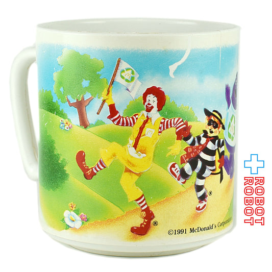 マクドナルド チャイルド プラスチック カップ 1991