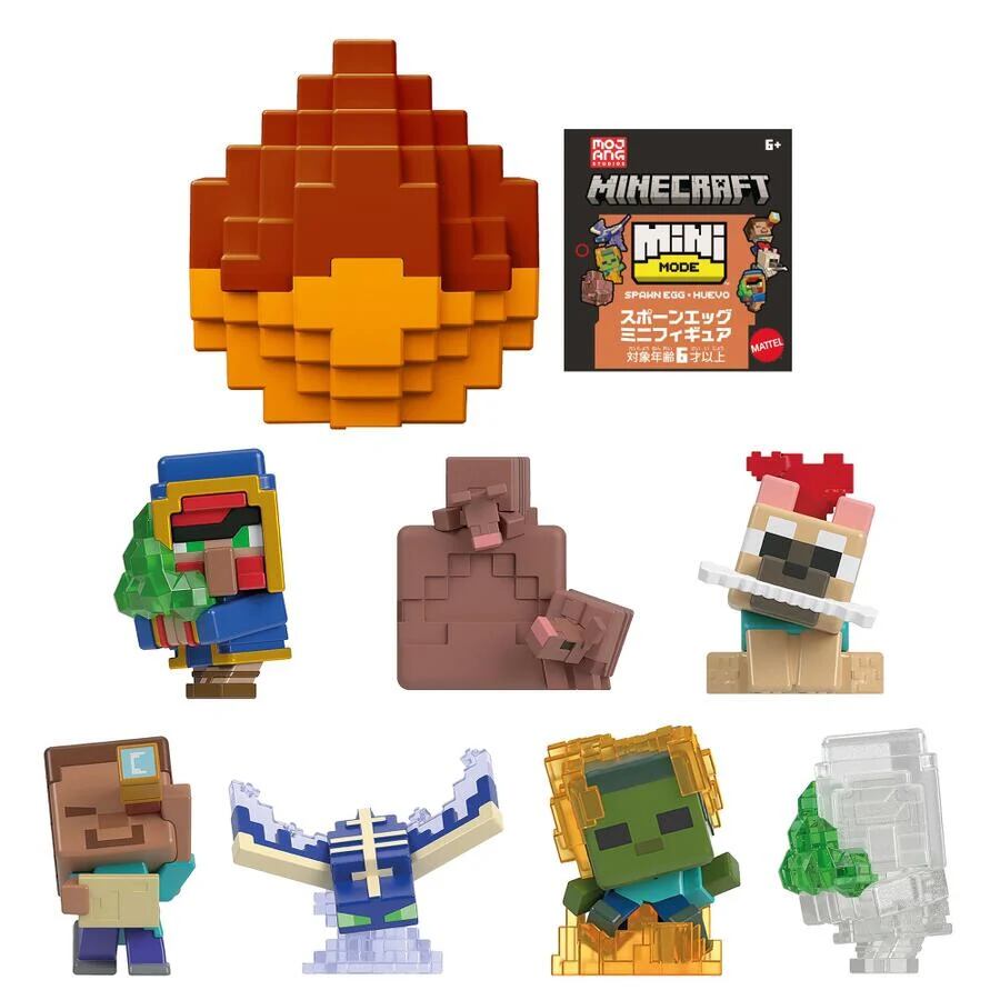 マテル マインクラフト スポーンエッグ Fアソート ミニフィギュア 未開封