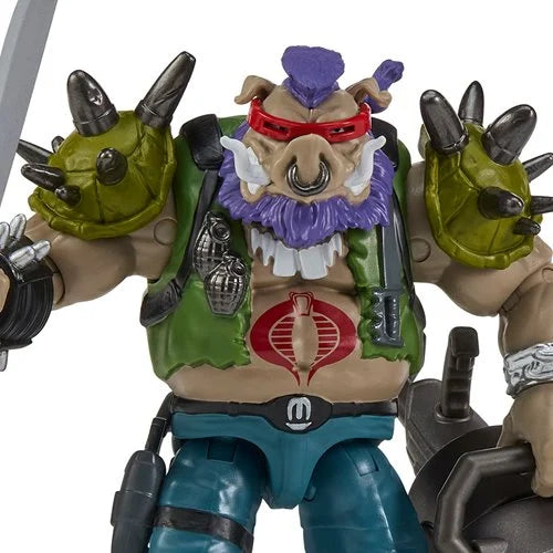 プレイメイツ ティーンエイジ・ミュータント・ニンジャ・タートルズ TMNT x G.I.ジョー ビーバップ as リッパー アクションフィギュア 未開封